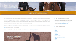 Desktop Screenshot of irishhorsemanship.com